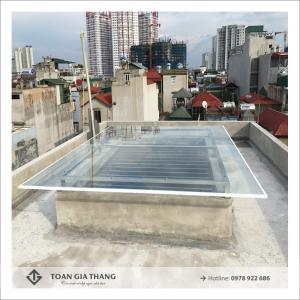 Quy trình thi công mái kính giếng trời