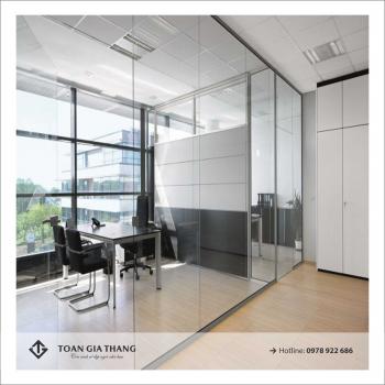 Vách kính xếp trượt Vách kính xếp trượt